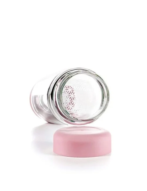 VitaJuwel - Trinkflasche inu! blossom rose - Bergkristall