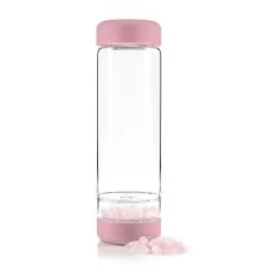 VitaJuwel - Trinkflasche inu! blossom rose - Rosenquarz