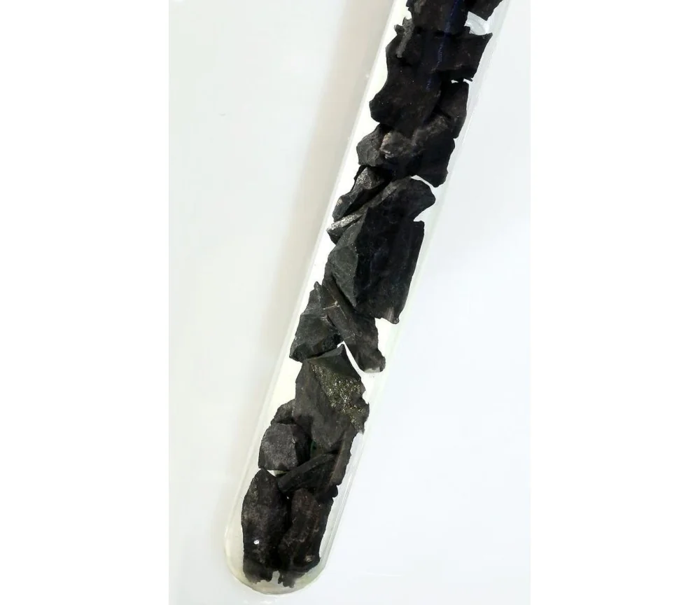 One World Minerals - Schungit pur, quintESSENCE Edelsteinwasser-Stab BASIC