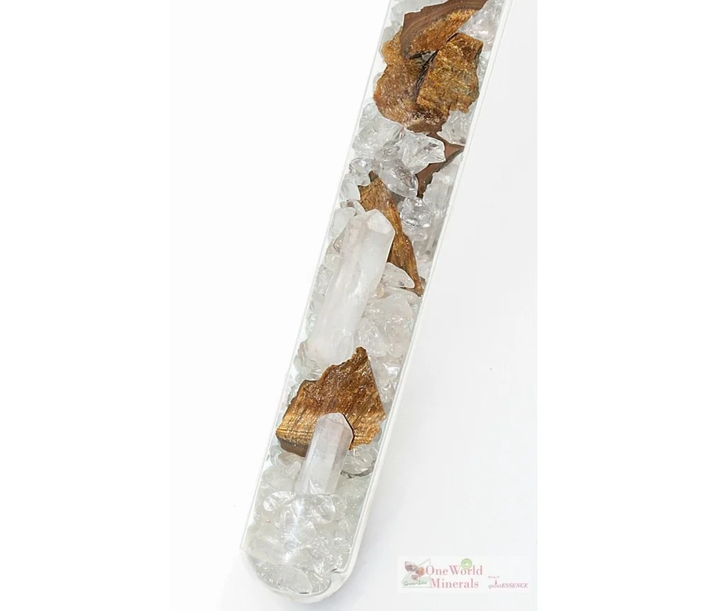 One World Minerals - Ruhig bleiben - quintESSENCE Edelstein-BASIC-Stab zur Trinkwasser-Energetisierung