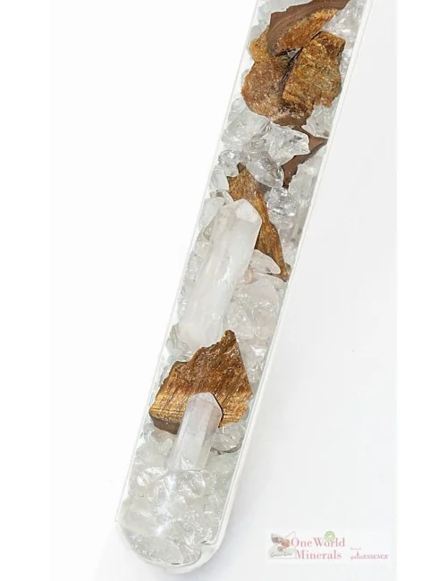 One World Minerals - Ruhig bleiben - quintESSENCE Edelstein-BASIC-Stab zur Trinkwasser-Energetisierung