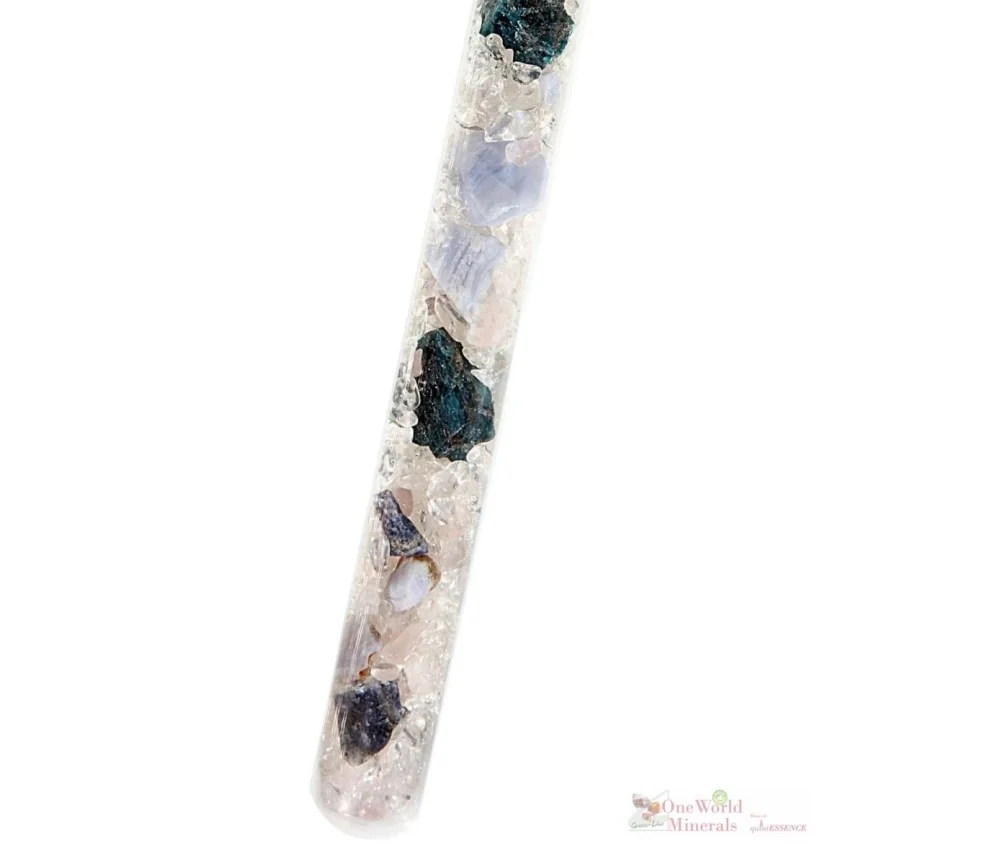 One World Minerals - Kehlchakra, quintESSENCE Edelsteinwasser-Stab CHAKRA