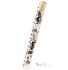 One World Minerals - Verletzt - mit Rhodonit  & Bergkristall, quintESSENCE Edelsteinwasser-Stab Akut!