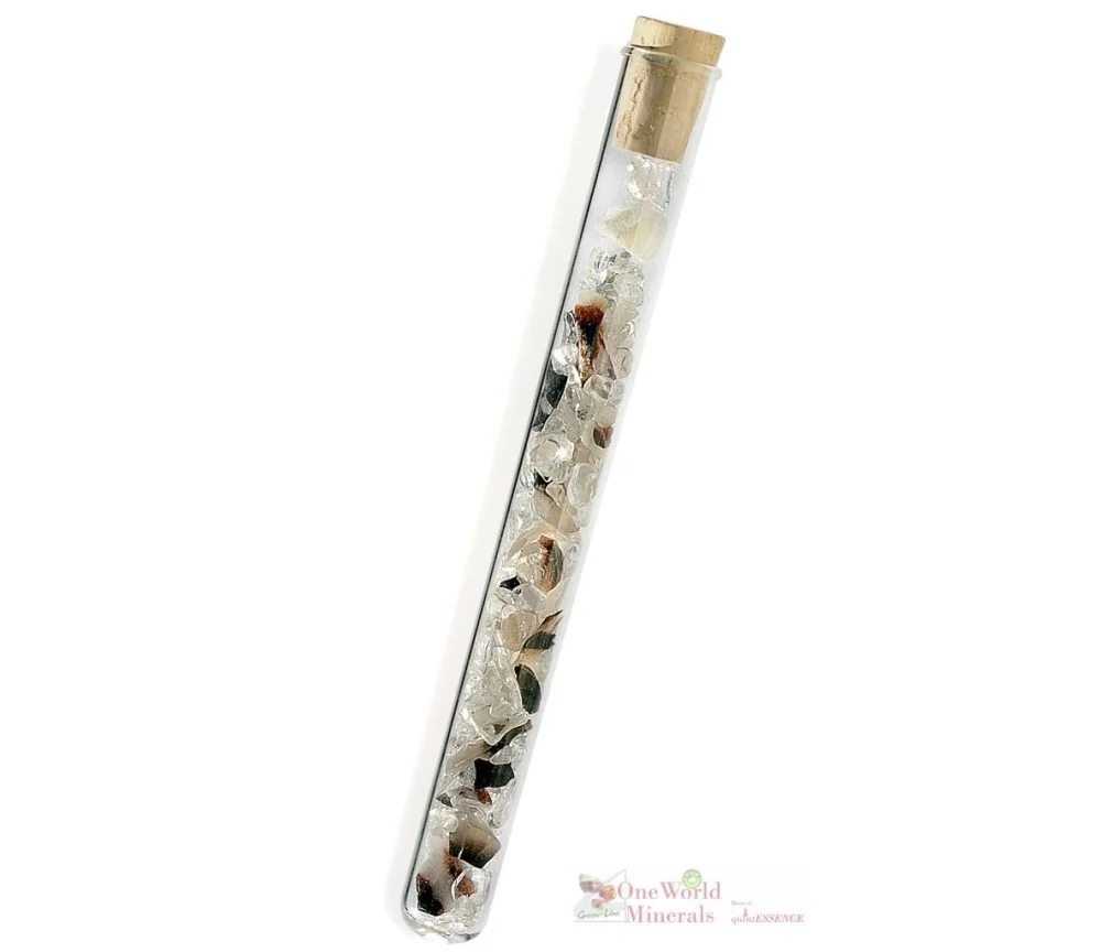 One World Minerals - Mit allen Sinnen - mit Sardonyx & Bergkristall, quintESSENCE Edelsteinwasser-Stab Akut!