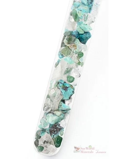 One World Minerals - "Stier" - quintESSENCE Edelstein-STERNZEICHEN-Stab zur Trinkwasser-Energetisierung