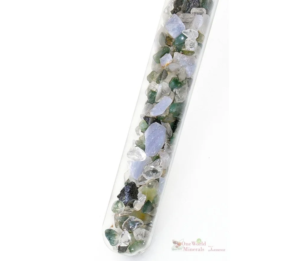 One World Minerals - Zwilling - quintESSENCE Edelstein-STERNZEICHEN-Stab zur Trinkwasser-Energetisierung