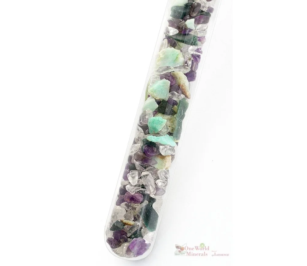 One World Minerals - Jungfrau - quintESSENCE Edelstein-STERNZEICHEN-Stab zur Trinkwasser-Energetisierung