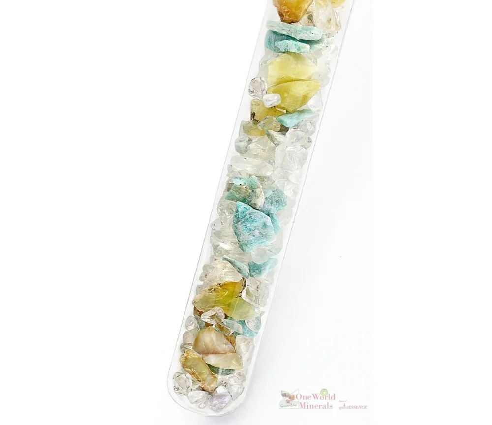 One World Minerals - Wassermann - quintESSENCE Edelstein-STERNZEICHEN-Stab zur Trinkwasser-Energetisierung