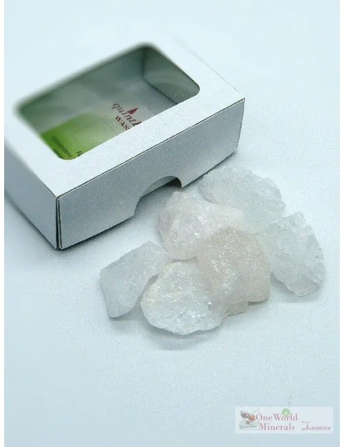 One World Minerals - Bergkristall Wassersteine - Schachtel mit Sichtfenster - quintESSENCE Wassersteine