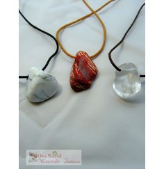 One World Minerals - Therapiestein Anhänger-Set "Abspecken"