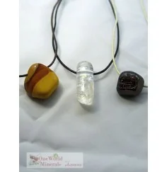 One World Minerals - Therapiestein Anhänger-Set "Vom Chaos zur Lebensfreude"