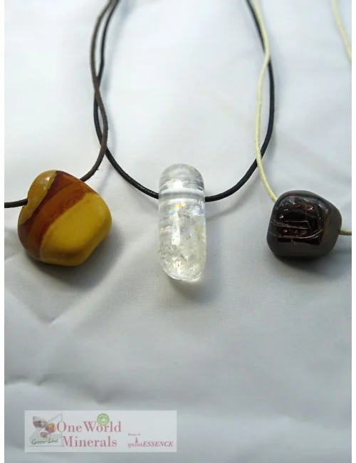 One World Minerals - Therapiestein Anhänger-Set "Vom Chaos zur Lebensfreude" - Ideal für Onlineshop oder Dropshipping