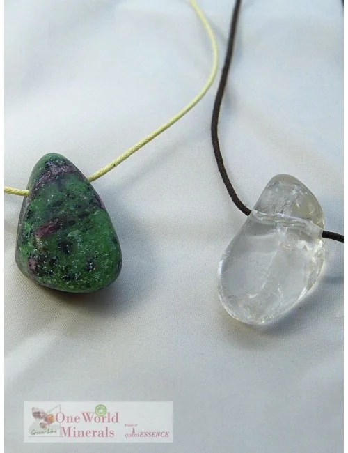 One World Minerals - Therapiestein Anhänger-Set "Dynamik & Regeneration" - Ideal für Onlineshop oder Dropshipping