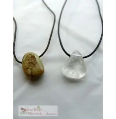 One World Minerals - Therapiestein Anhänger-Set "Erdung"