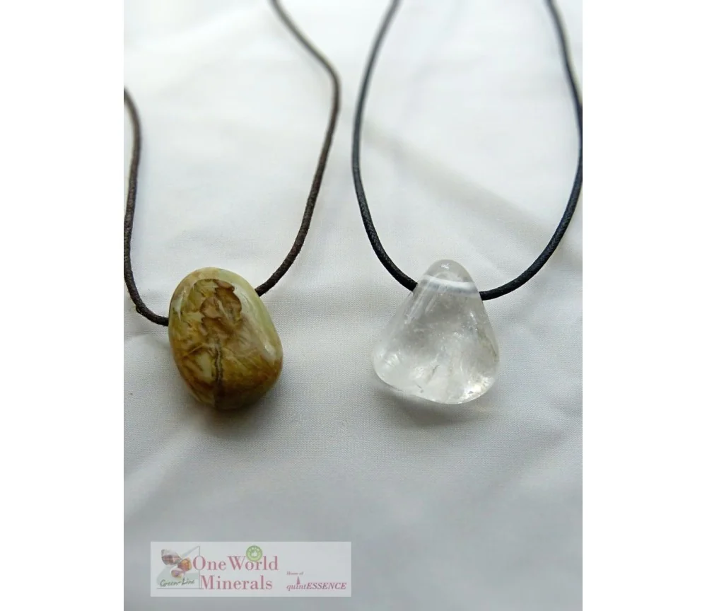 One World Minerals - Therapiestein Anhänger-Set "Erdung"