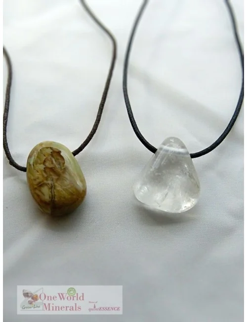 One World Minerals - Therapiestein Anhänger-Set "Erdung" - Ideal für Onlineshop oder Dropshipping