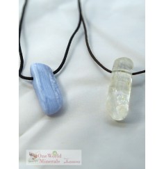 One World Minerals - Therapiestein Anhänger-Set "Kommunikation"