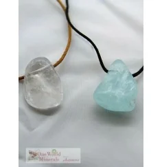 One World Minerals - Therapiestein Anhänger-Set "Lebensatem"