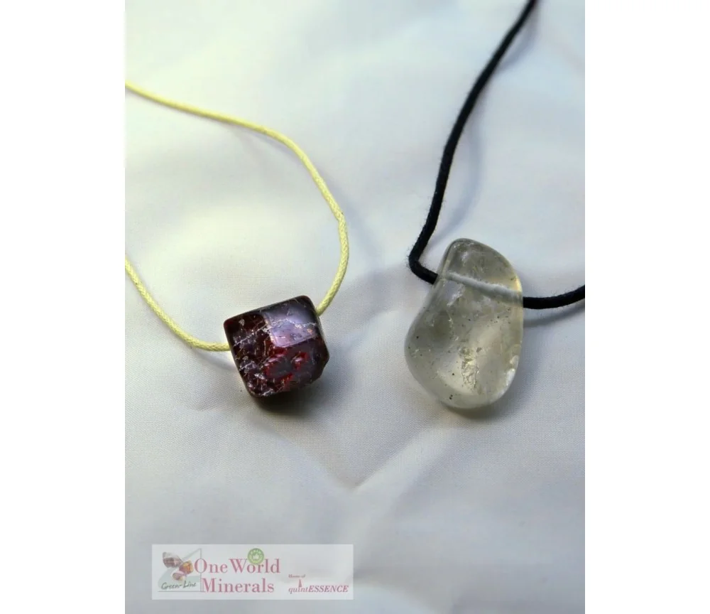 One World Minerals - Therapiestein Anhänger-Set "Lebensrhytmus"