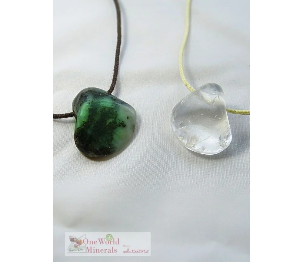 One World Minerals - Therapiestein Anhänger-Set "Orientierung & Wachstum"