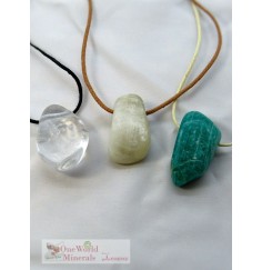 One World Minerals - Therapiestein Anhänger-Set "Selbstbestimmung"