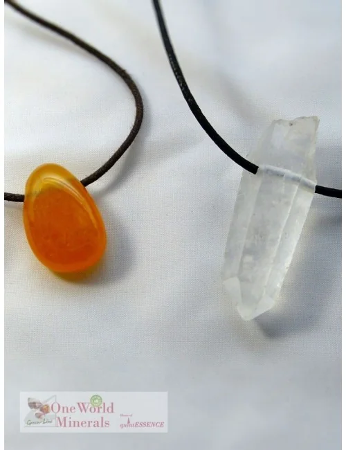 One World Minerals - Therapiestein Anhänger-Set "Auf die Beine" - Ideal für Onlineshop oder Dropshipping