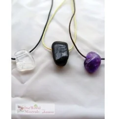 One World Minerals - Therapiestein Anhänger-Set "Schutz & Befreiung"