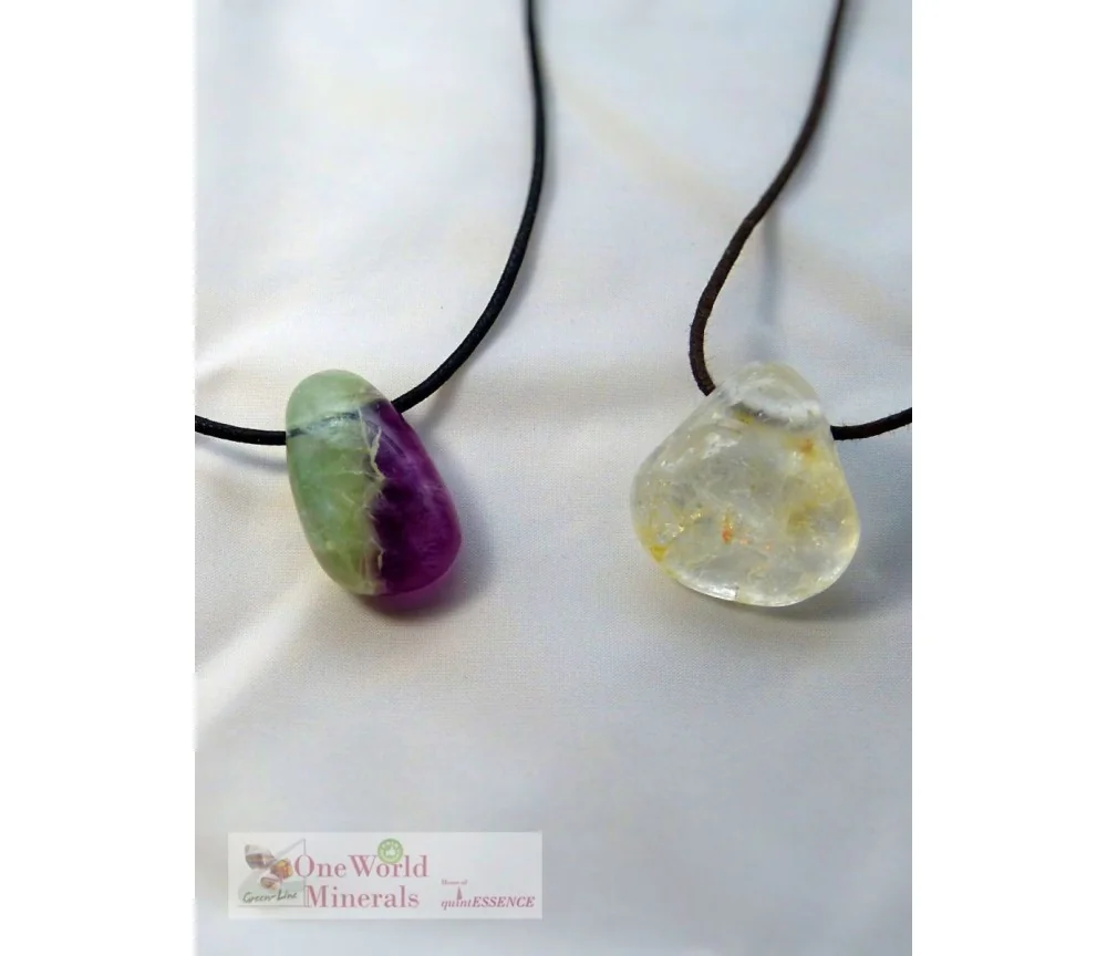 One World Minerals - Therapiestein Anhänger-Set "Konzentration"