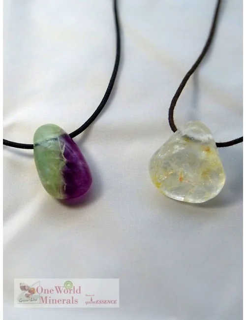 One World Minerals - Therapiestein Anhänger-Set "Konzentration" - Ideal für Onlineshop oder Dropshipping