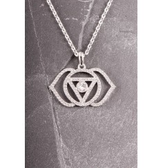 Kette mit Anhänger - Drittes Auge Chakra