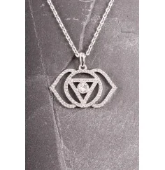 Kette mit Anhänger - Drittes Auge Chakra