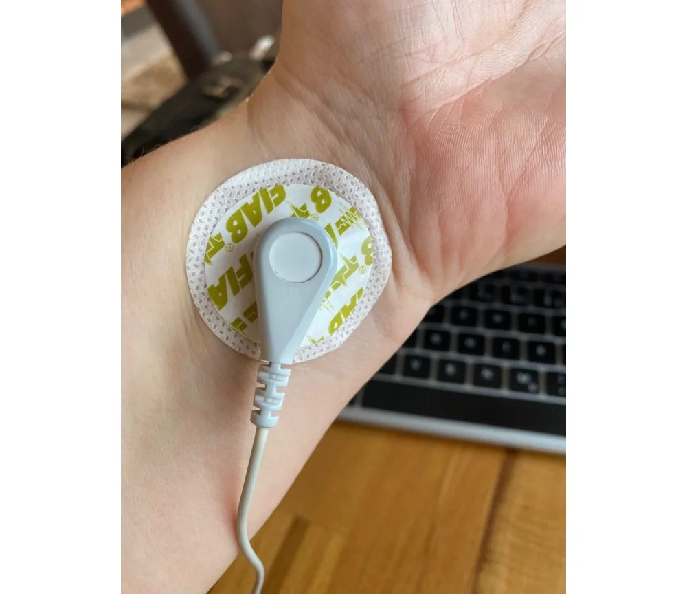 Klebe - Elektroden 50er Pack mit Gelly Gel Schicht - für Healy Gerät, TimeWaver, Elektro- & Tens- Stimulationsgeräte