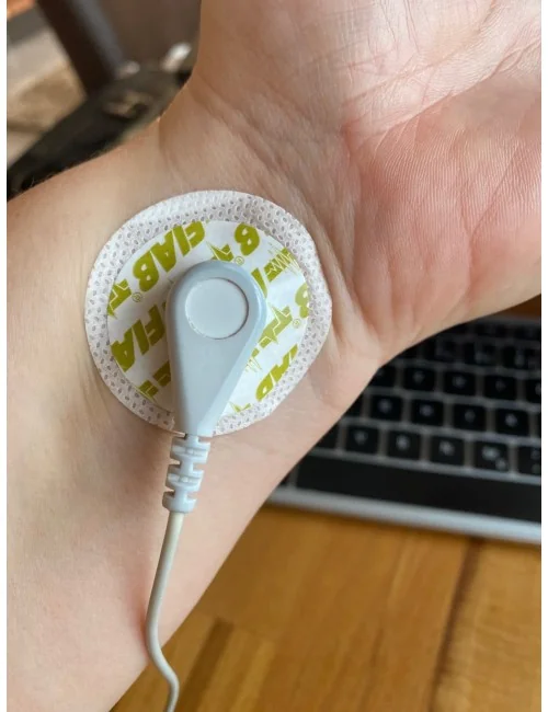 Klebe - Elektroden 50er Pack mit Gelly Gel Schicht - für Healy Gerät, TimeWaver, Elektro- & Tens- Stimulationsgeräte