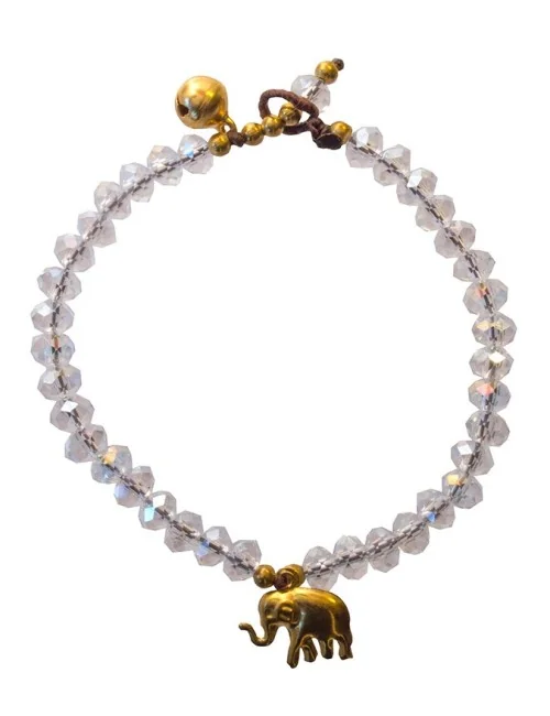 Armkettchen "Elefant" mit 33 Glasperlen