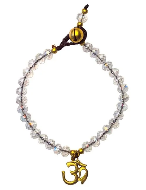 Armkettchen "Om" mit 33 Glasperlen