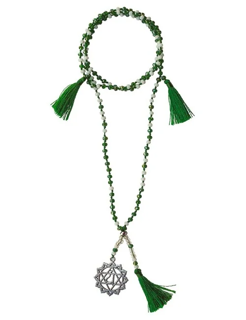 Chakra Mala "Anahatam Chakra" Glasperlen