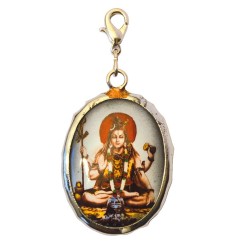Anhänger -  Karabiner - Spirit -Shiva- 2x4cm