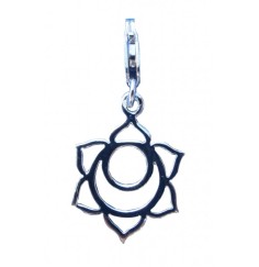 Anhänger -  Karabiner -Svadistanam Chakra- 1,4cm 925 Silber