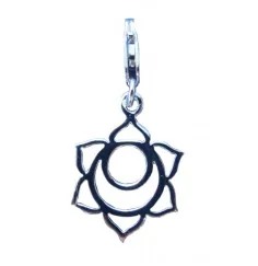 Anhänger - Karabiner -Svadistanam Chakra- 1,4cm 925 Silber