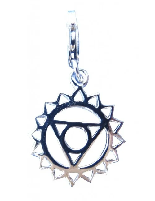 Anhänger Karabiner "Vishuddhi Chakra" 1
