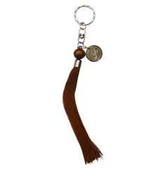 SchlüsselAnhänger - Blume des Lebens- Nylon braun 18cmOm- Nylon braun 18cm