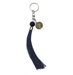 SchlüsselAnhänger - Blume des Lebens- Nylon braun 18cmOm- Nylon schwarz 18cm