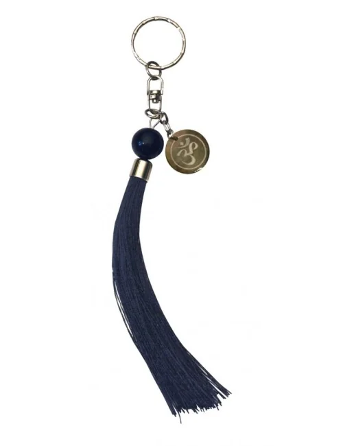 Schlüsselanhänger "Om" Nylon schwarz 18cm