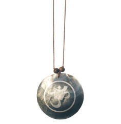 Halskette - Muschel mit Gravur - OM- 6cm