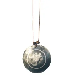 Halskette - Muschel mit Gravur - OM- 6cm