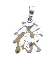 Anhänger -  Chinsisches Reichtums Symbol - 925 Silber 2,5g