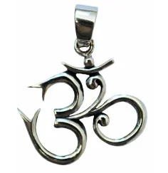 Anhänger - Om- 2cm 925 Silber 3,1g