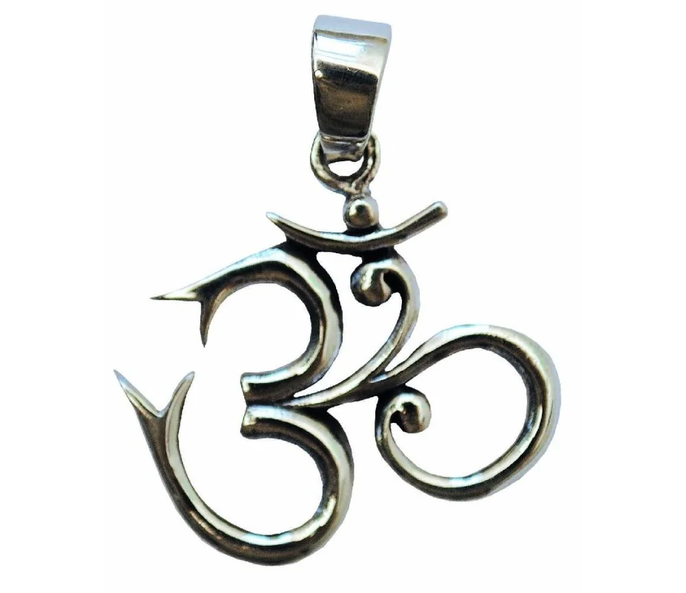 Anhänger - Om- 2cm 925 Silber 3,1g