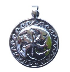 Anhänger -  Delphine-6er Wirbel- 925 Silber 5,3g