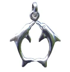 Anhänger - Partnerdelphin- 925 Silber 1,2g